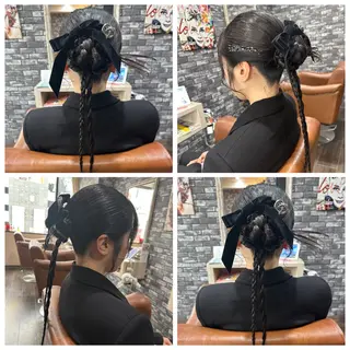 ミディアム ヘアアレンジ 🎀推し活ヘアー🎀 Yuuna🐰💖のヘアスタイル