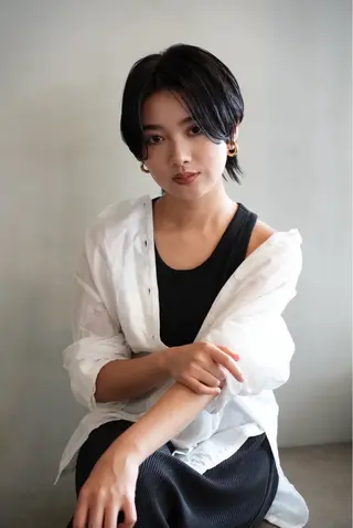 ショート カラー 加賀 千聖 /soigneのヘアスタイル
