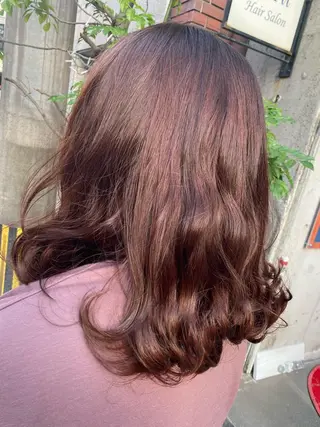 カラー おん眉美容師eMu✄ yuka‪🤍のヘアスタイル