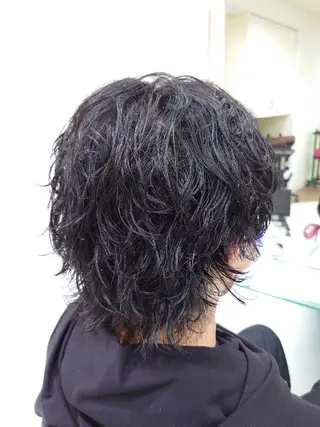 ミディアム ヘアアレンジ メンズ 🐺デザインウルフ / 一ノ瀬 凌🐺のヘアスタイル