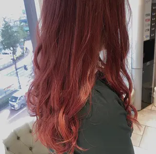 ロング カラー ヘアアレンジ Maho🍃 #池袋 #眉毛 #実績豊富のマツエク・マツパデザイン
