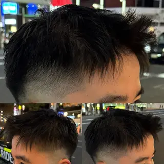 ショート メンズ 増田 諒大のヘアスタイル