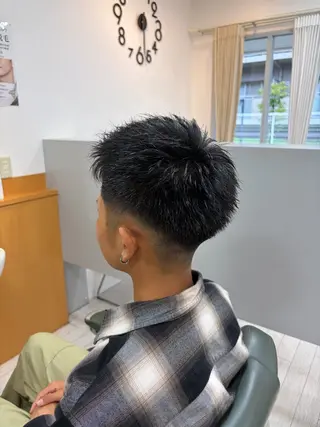カラー パーマ メンズ men'sヤマカワ /【琉生】のヘアスタイル
