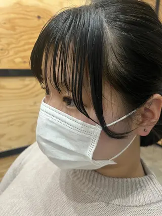 ロング カラー パーマ ヘアアレンジ メンズ キッズ ネイル マツエク・マツパ アイブロウ 久木原 ゆりのヘアスタイル