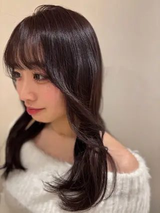 ロング カラー 札幌美容室♡西塔 瑠音🎀のヘアスタイル