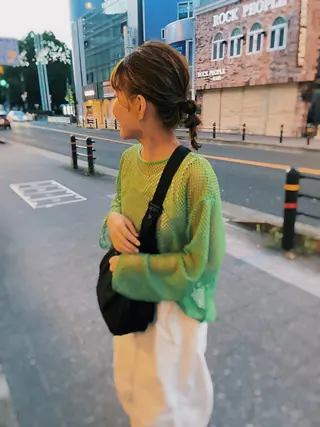ミディアム 窪田 幸太のヘアスタイル