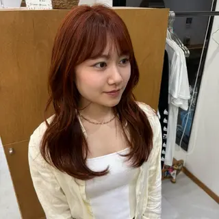 セミロング カラー momo / カラー、カットモデルのヘアスタイル