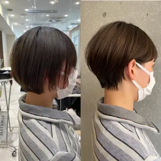 ショート レイヤー🍒ウルフ 🤎店長anju🪽のヘアスタイル