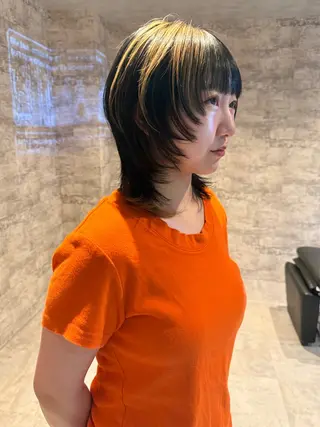 ミディアム カラー mai / linoah˚✧のヘアスタイル