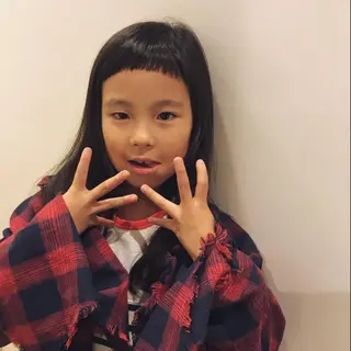 セミロング キッズ Ayano_ Jill francのヘアスタイル