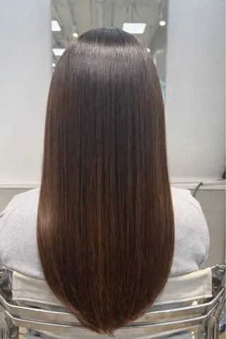 ロング カラー パーマ メンズ 透明感艶髪カラー🫧 KAZUMAのヘアスタイル