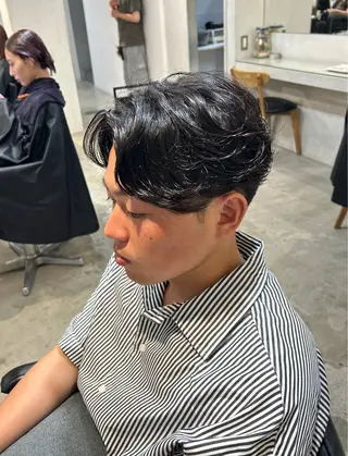パーマ メンズ メンズ清潔感のプロ 💈メンズパーマ藤田のヘアスタイル