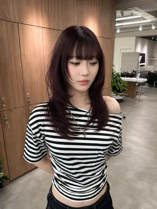 セミロング darts リョウのヘアスタイル