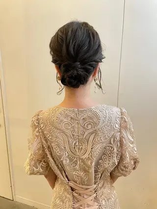 ミディアム ヘアアレンジ 谷川 未来のヘアスタイル