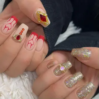 ネイル 【Yappy🌈】 💖P-tanaのネイルデザイン
