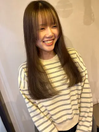 ロング 北原 紗希のヘアスタイル