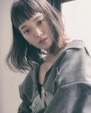 ミディアム カラー Bonheur umedaのヘアスタイル
