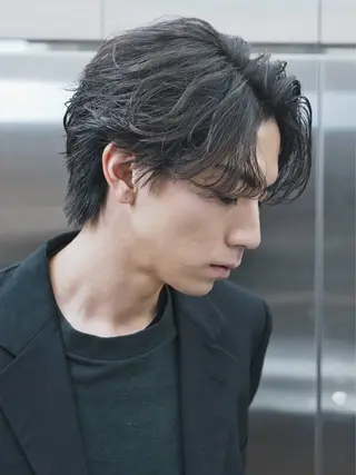 パーマ メンズ 安藤幹人 メンズパーマのヘアスタイル