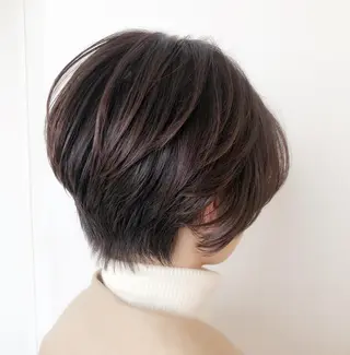 ショート パーマ 趙 英来のヘアスタイル