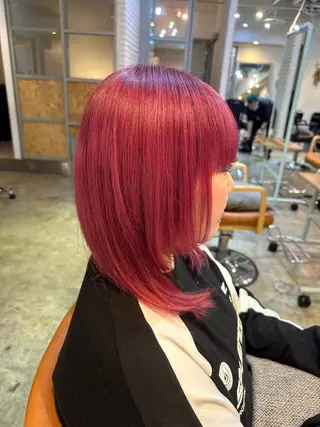 ミディアム 金 春江のヘアスタイル