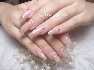 ネイル kao nail マグネット/長さだしのネイルデザイン