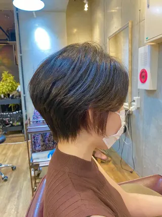 ショート カラー 増山 大起のヘアスタイル