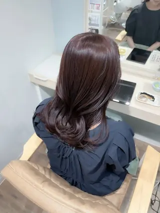 セミロング カラー 透明感/チョコカラー 💍TAMA💍のヘアスタイル