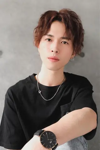 ショート カラー パーマ メンズ Zina 渋谷のヘアスタイル