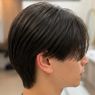 メンズ シースルーマッシュ 🍒毛流れ🖤アヤネのヘアスタイル