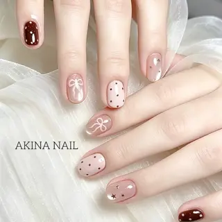 ミディアム Akina Nail 亀戸のネイルデザイン