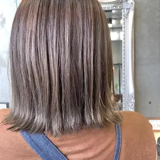 ミディアム カラー ヘアアレンジ 【ダメージレス施術】 【透明感】北村 拓也のヘアスタイル