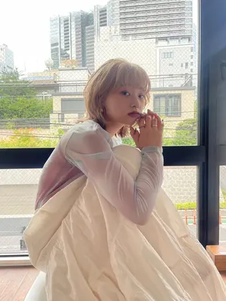 ショート カラー レイヤーカット🎀 NANAHAのヘアスタイル
