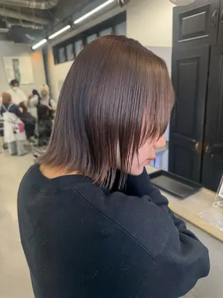 カラー Rico / bob/グレージュのヘアスタイル