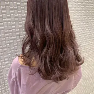 セミロング カラー 𝒢𝒾𝓇𝓁𝓎 ⑅　𝓎𝓊𝓀𝒶のヘアスタイル