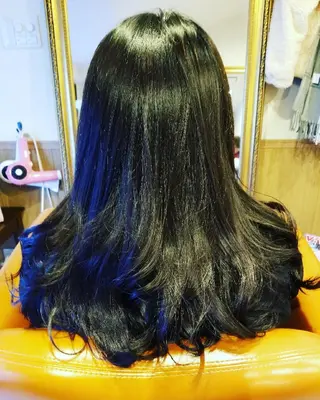 ロング カラー spa hair ark 富井直美のヘアスタイル
