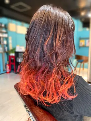 ロング 末石 智のヘアスタイル