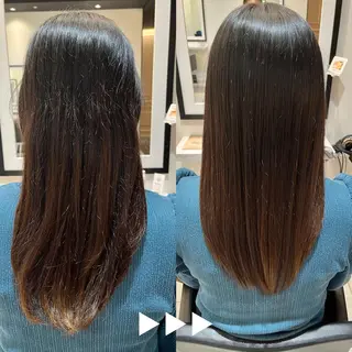 ロング 中原 優美のヘアスタイル