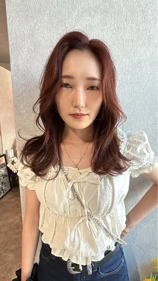 ロング カラー qpulaあいみ 透明感カラー/大濠のヘアスタイル