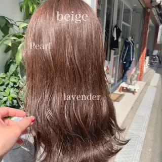 セミロング カラー ヘアアレンジ REONA🪽✨薬院 レイヤーカット🫧のヘアスタイル