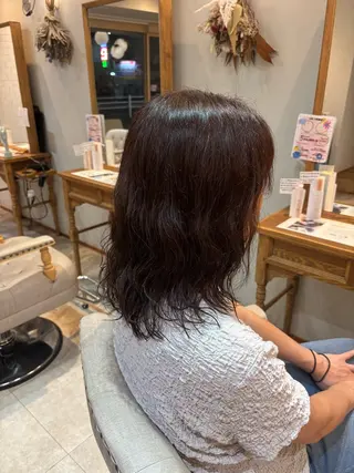 パーマ 寺田 陽菜のヘアスタイル