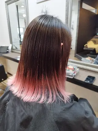 ミディアム 名駅★シールエクステ ☆ブリーチ★加藤のヘアスタイル