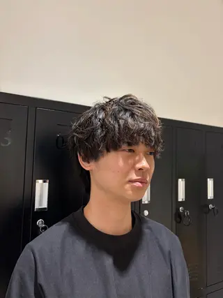 パーマ メンズ 大澤 琉聖のヘアスタイル