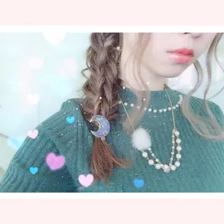 セミロング ロング ヘアアレンジ YUI𓍯ｴｸｽﾃ /ﾆｭｱﾝｽｶﾗｰのヘアスタイル