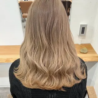 ロング カラー 【ブリーチ/ヘアセ ット】Kano🎀のヘアスタイル