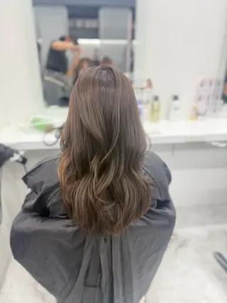ロング カラー 🥂上品ワンホンヘア 🥂nozomiのヘアスタイル