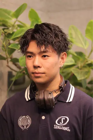 ショート パーマ メンズ 山口 陽平のヘアスタイル