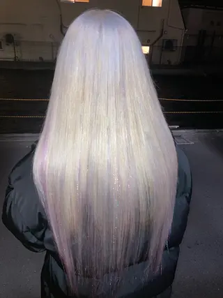 ✨最安値✨エクステ カラー🌼つきな🌼のヘアスタイル