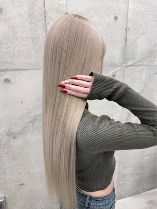 カラー Asami/名古屋/ ハイトーン/デザインのヘアスタイル