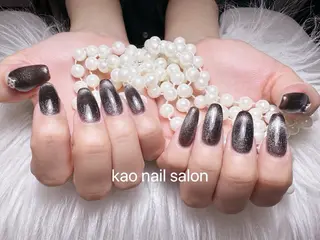 ネイル kao nail マグネット/長さだしのネイルデザイン