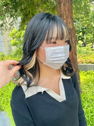 ミディアム カラー 安田和洋 ブリーチカラー特化のヘアスタイル